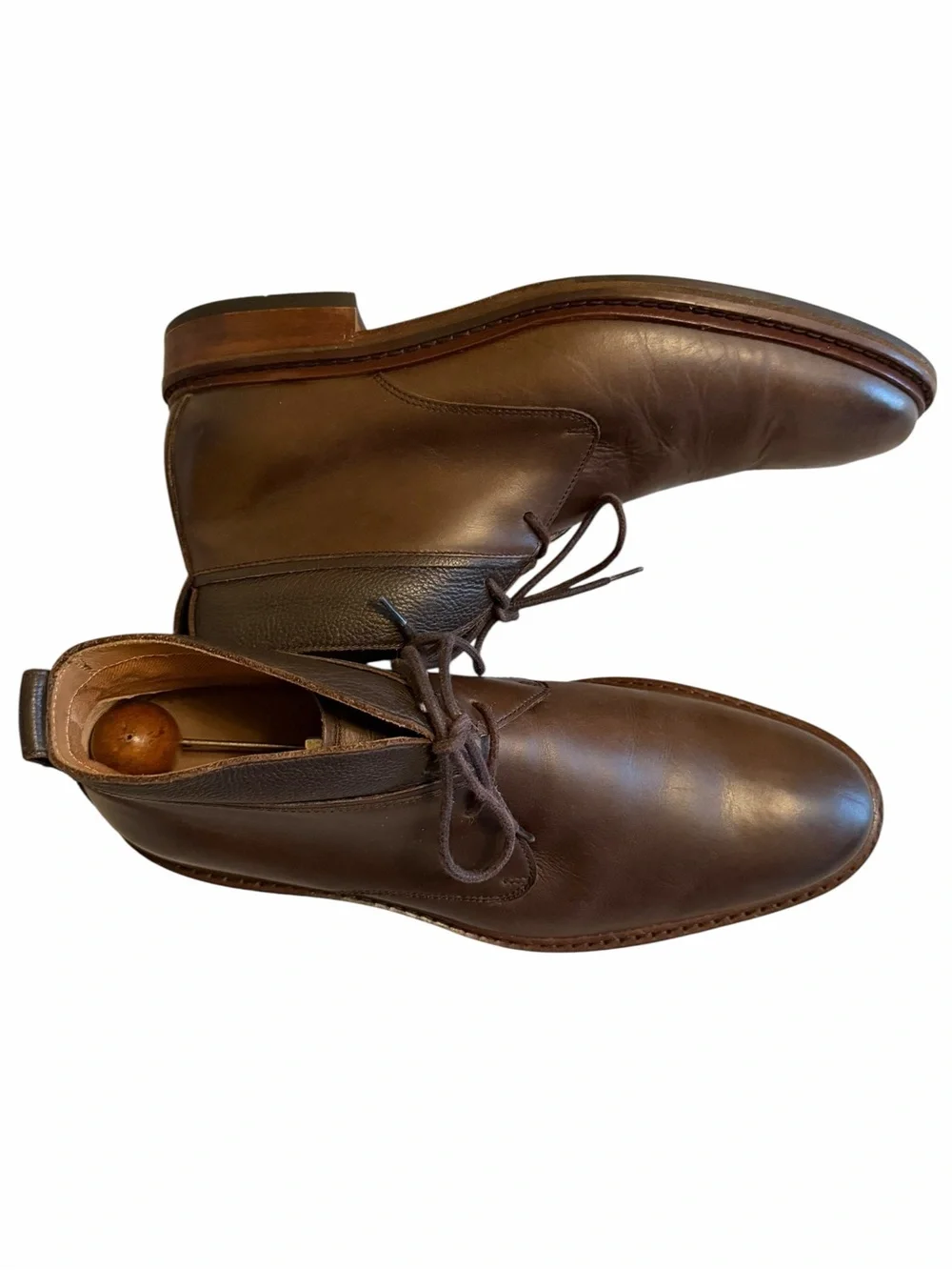 Cole Haan C28479 Men’s Brown Leather Chukka Boots Plain Toe Size 9M